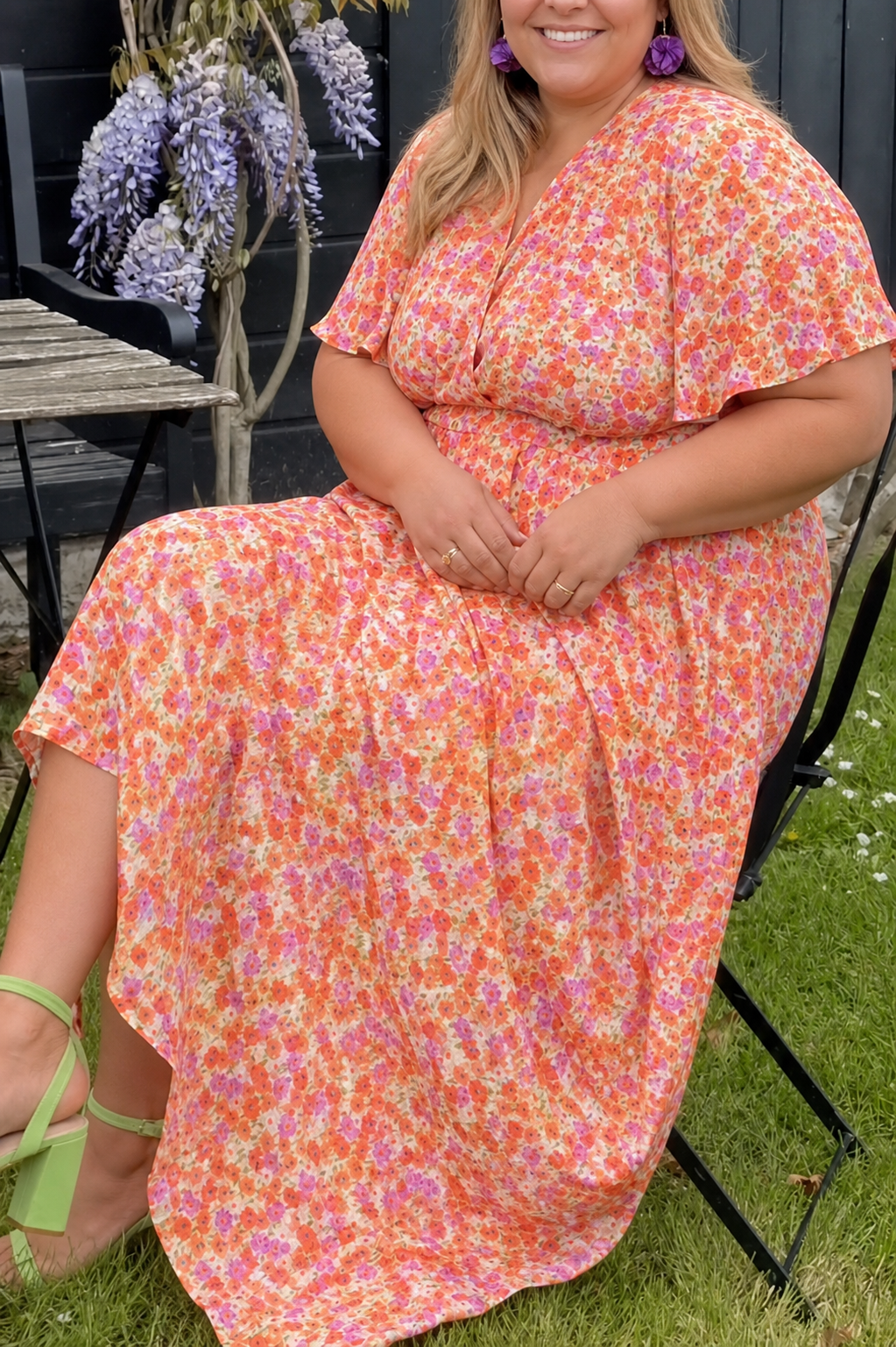 Natalie | Flattering Printed Maxi Dress