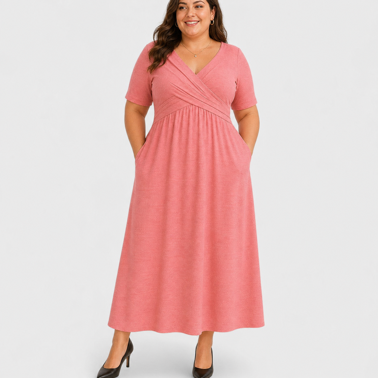 Eleanor | Elegant Midi Dress with Pockets