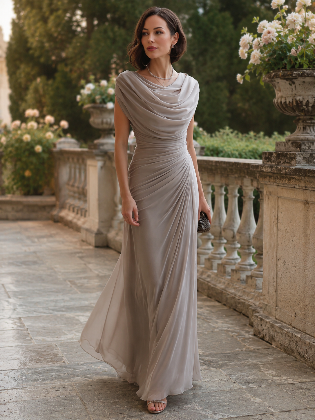 Madeline™ | Elegant Draped Design For Evening Dress
