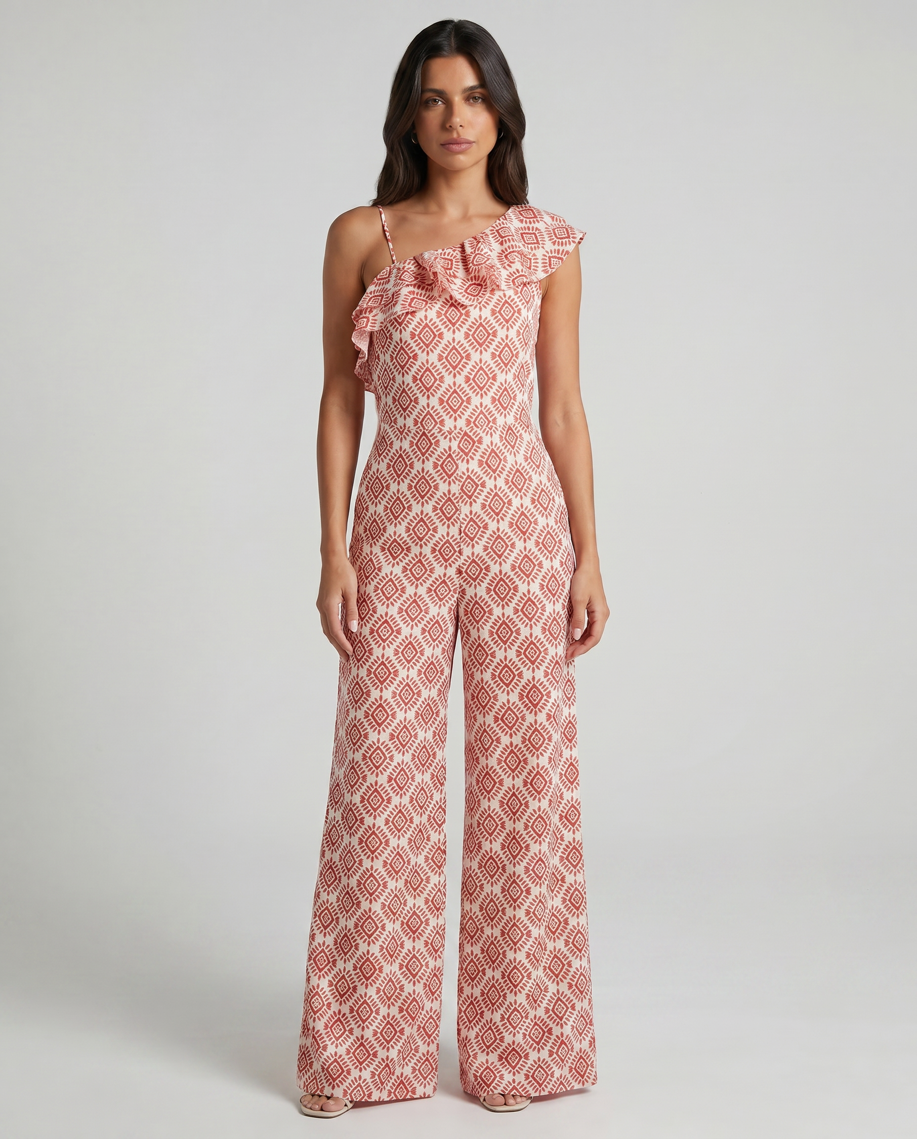 Jimena | Spring Geometric Print Jumpsuit