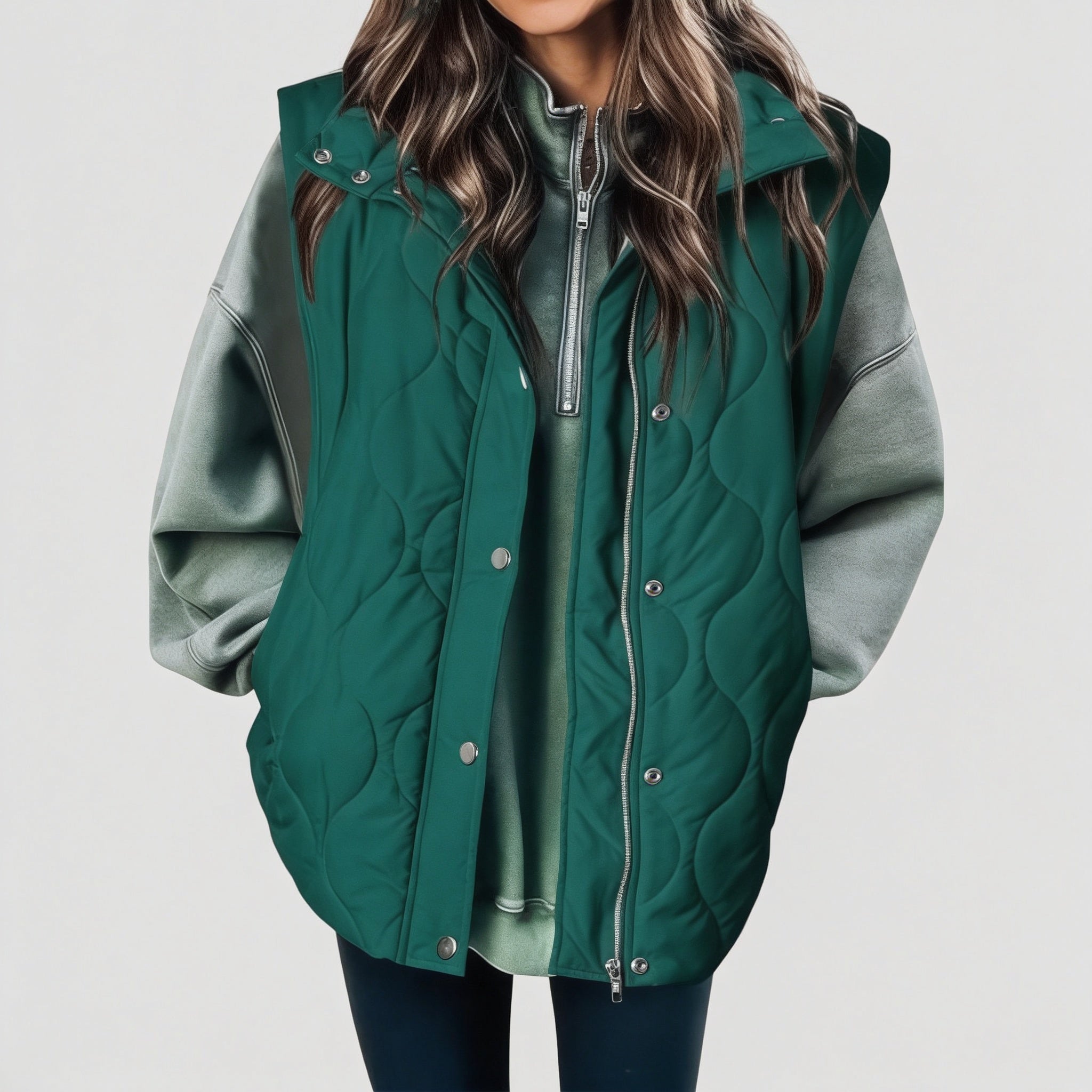 Jeannie™ | Hooded Quilted Puffer Vest