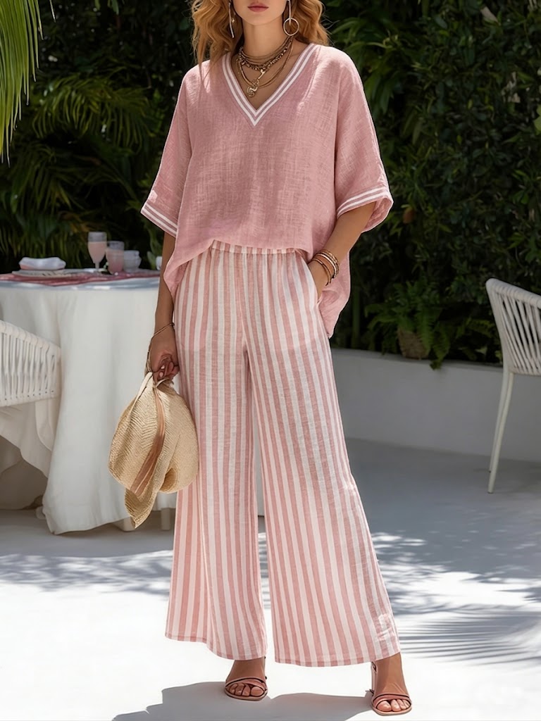 Amalina™ | Stylish Coastal Holiday Pant Set