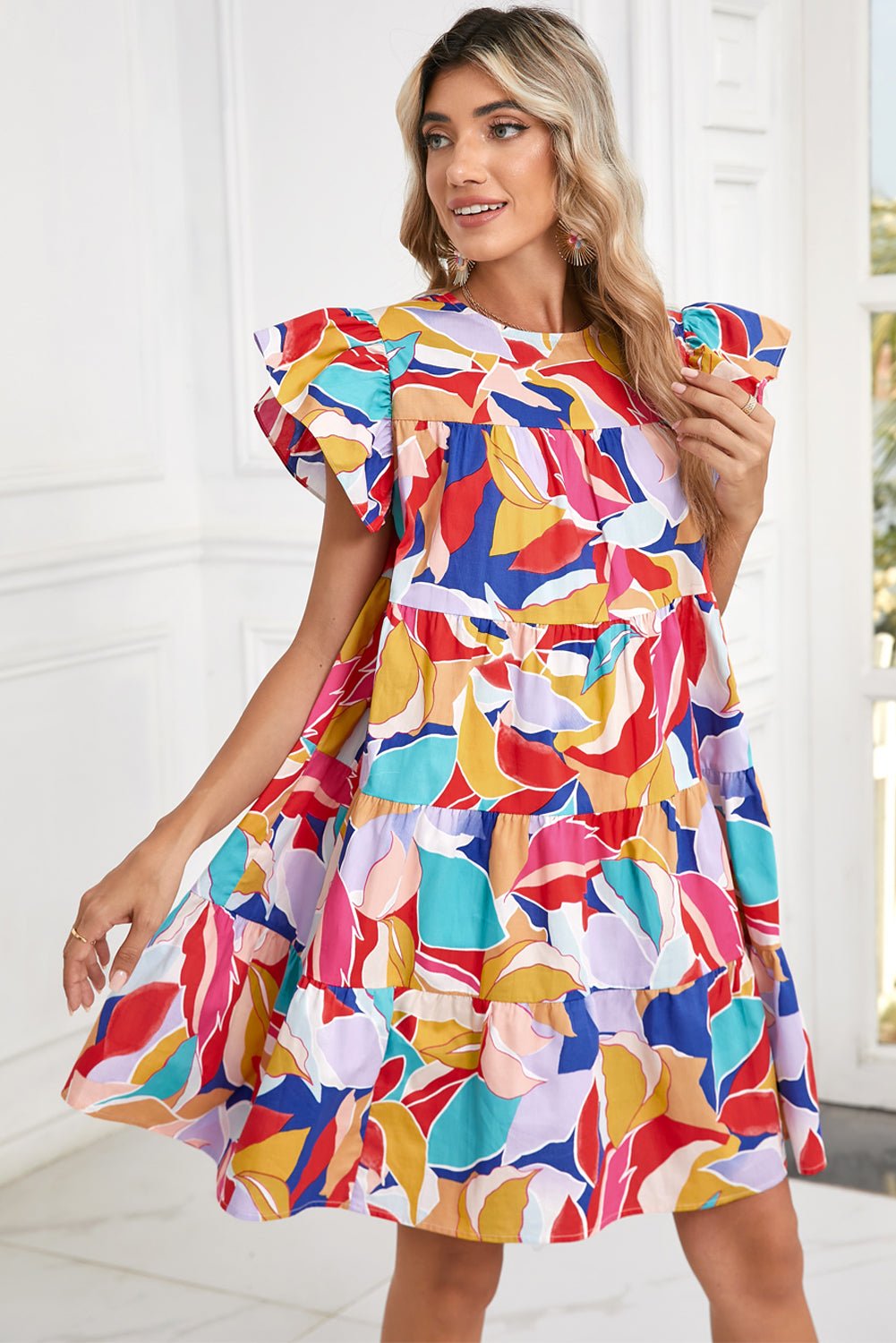 Romy | Boho Summer Dress with Flowy Sleeves