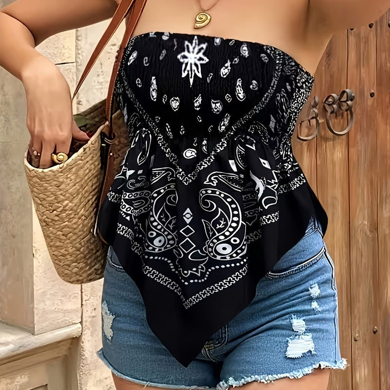 Paloma™ | Chic Strapless Holiday Tube Top